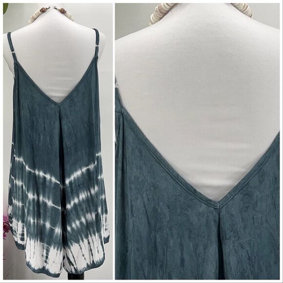 Kau wela ~ Coastal Beach Summer Mini Romper Gypsy Wide Leg Shorts - Picture 5 of 14